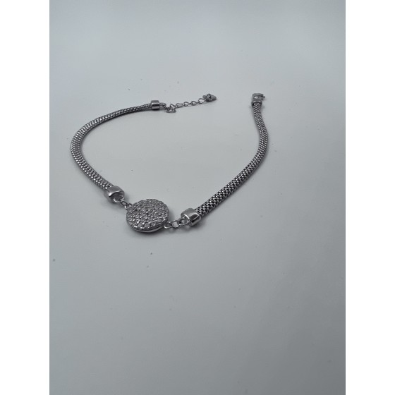 BRATARA ARGINT 925 WACH STRAP CU ZIRCONII