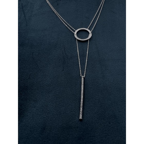 COLIER ARGINT 925 DUBLU ARTEMIS