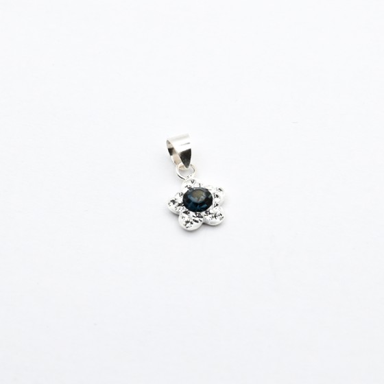 PANDANTIV ARGINT 925 FLOWER CU ZIRCONII